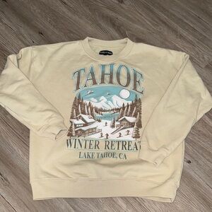 Lake Tahoe Beige Sweater
